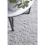 Angelica Silver Shaggy Rug