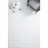 Angelica White Shaggy Rug
