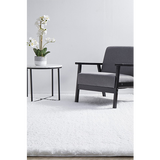 Angelica White Shaggy Rug