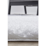 Angelica White Shaggy Rug