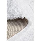 Angelica White Shaggy Rug