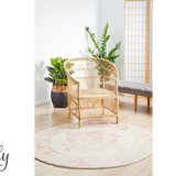 Avalee Pink Medallion Vintage Washed Rugs