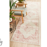 Avalee Pink Medallion Vintage Washed Rugs
