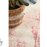Avalee Pink Medallion Vintage Washed Rugs