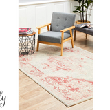 Avalee Pink Medallion Vintage Washed Rugs