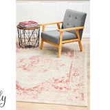 Avalee Pink Medallion Vintage Washed Rugs