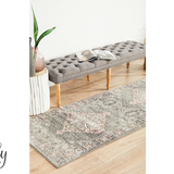 Avalee Grey Medallion Vintage Washed Rugs