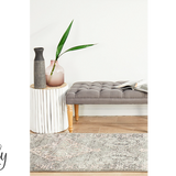 Avalee Grey Medallion Vintage Washed Rugs