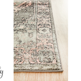 Avalee Grey Medallion Vintage Washed Rugs