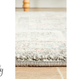Avalee Silver Rose Medallion Vintage Washed Rugs