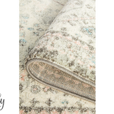 Avalee Silver Rose Medallion Vintage Washed Rugs
