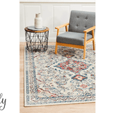 Avalee Blue Medallion Vintage Washed Rugs
