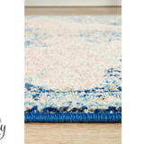 Avalee Blue Pink Medallion Vintage Washed Rugs