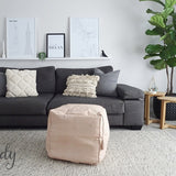 Darcy Light Grey Felted Wool Rug