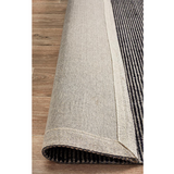 Alexus Black Textured Rug