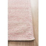 Alexus Rose Pink Textured Rug