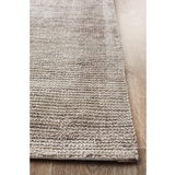 Alexus Stone Grey Textured Rug