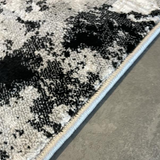Ali Grey Black Abstract Rug