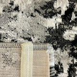 Ali Grey Black Abstract Rug