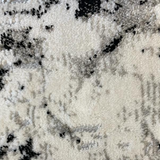 Ali Grey Black Abstract Rug