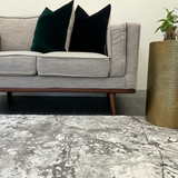 Ali Grey Marble Wash Abstract Rug