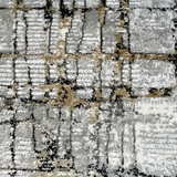 Ali Contemporary Grey Stripe Lines Rug