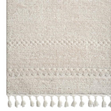 Alfie Ivory Tribal Textured Rug