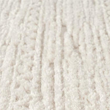 Alfie Ivory Tribal Textured Rug