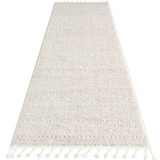 Alfie Ivory Tribal Textured Rug