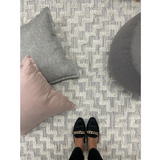 Alfie Light Grey Geometric Rug