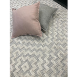 Alfie Light Grey Geometric Rug