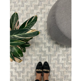 Alfie Light Grey Geometric Rug