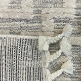 Alfie Light Grey Geometric Rug