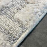 Alfie Light Grey Geometric Rug