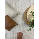 Alfie Ivory Diamond Textured Rug