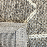 Essence Arabesque Beige Silver Wool Rug