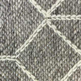 Essence Arabesque Beige Silver Wool Rug