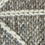 Essence Arabesque Beige Silver Wool Rug