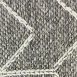 Essence Arabesque Beige Silver Wool Rug
