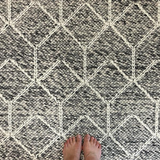 Essence Arabesque Grey Wool Rug