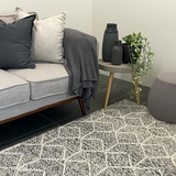 Essence Arabesque Grey Wool Rug
