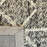 Essence Arabesque Grey Wool Rug