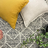 Essence Arabesque Grey Wool Rug