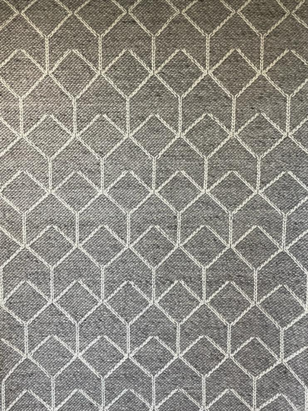 Essence Arabesque Beige Silver Wool Rug | New Arrivals | The Rug Lady