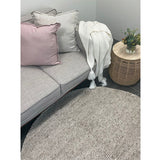 Avani Beige Loop Round Rug