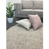Avani Beige Loop Round Rug