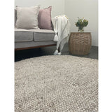 Avani Beige Loop Round Rug