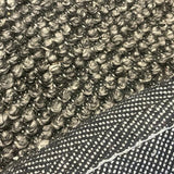 Avani Charcoal Loop Round Rug