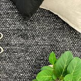 Avani Charcoal Loop Rug