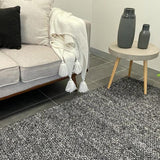 Avani Charcoal Loop Rug
